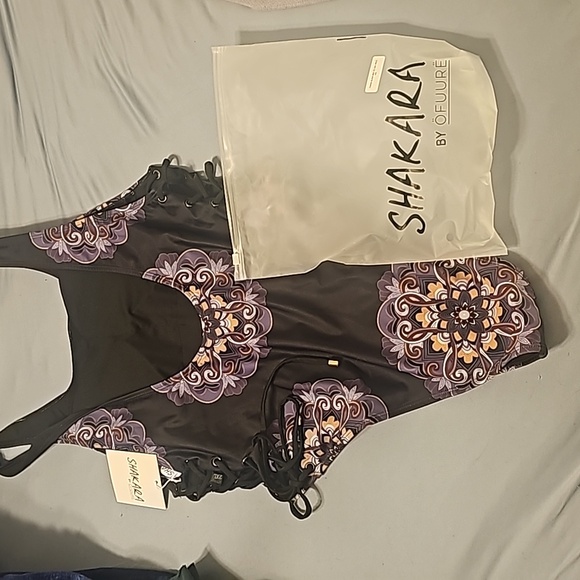 Shakara Enang Black Side Tie One Piece Swimsuit - Picture 7 of 8